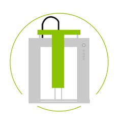 Gryna elektrinė servo tiekimo sistema